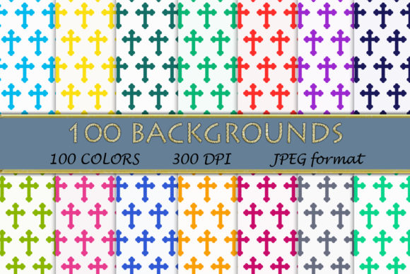 100 Cross Pattern Digital Papers Graphic: Strategic Use for Creative and Professional Projects