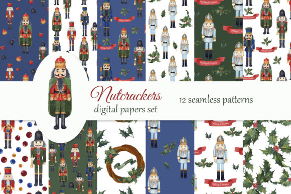 Exploring the Nutcrackers Christmas Digital Paper Pack: A Versatile Resource for Creative Projects