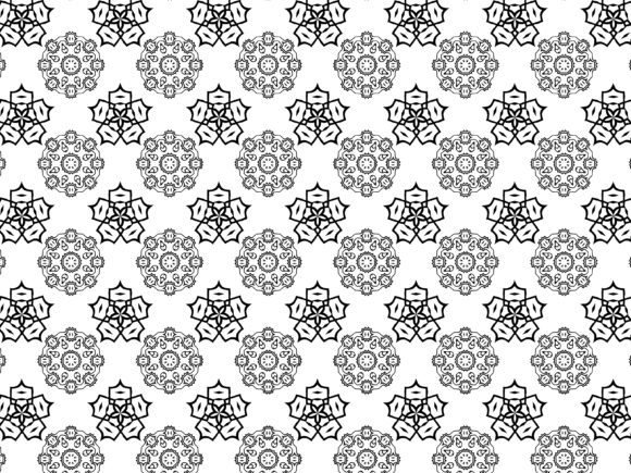 Fractal Pattern Elegant Star
