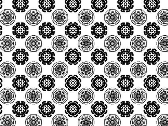 Fractal Pattern Flower Circle Background: A Versatile Design Element for Creative and Commercial Use