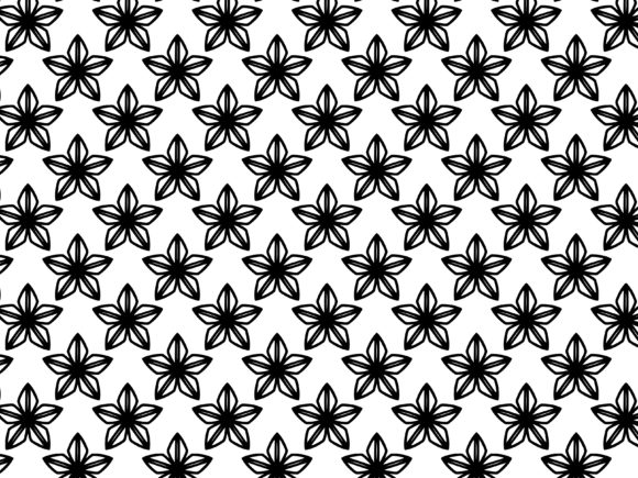 Fractal Pattern Flower Star: A Versatile Design for Creative and Commercial Use