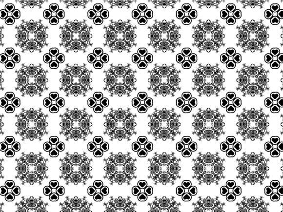 Fractal Pattern Love Tribal Background