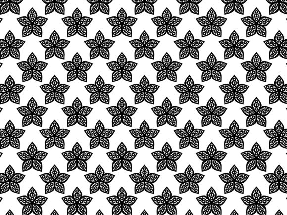 Fractal Pattern Tribal Flower Leaf: A Versatile Design for Creative Projects
