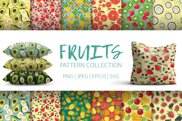 Fruits. Pattern Collection: A Versatile Design Resource for Creative Projects