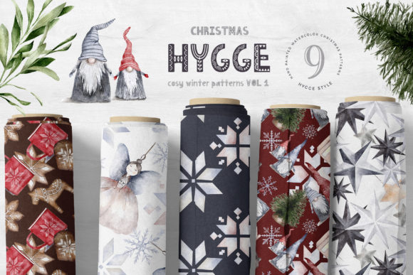 Make Your Christmas Special with Hygge Christmas Digital Paper Pack