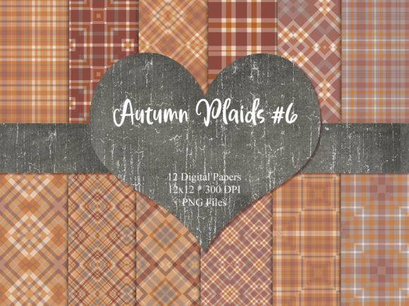 Modern Autumn Plaid 6: A Versatile Digital Paper for Creative Projects