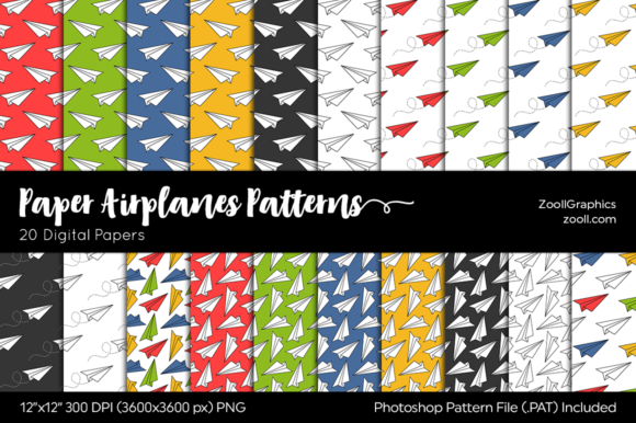 Paper Airplanes Papers Digital