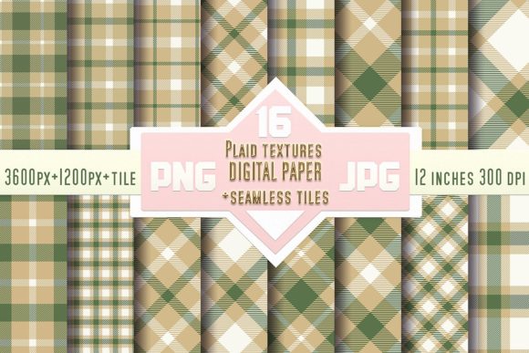 Plaid Texture Digital Paper Seamless