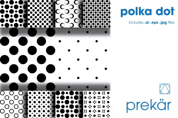 Polka Dot No.1 Ten Pack: A Versatile Collection of Seamless Patterns for Designers and Creators