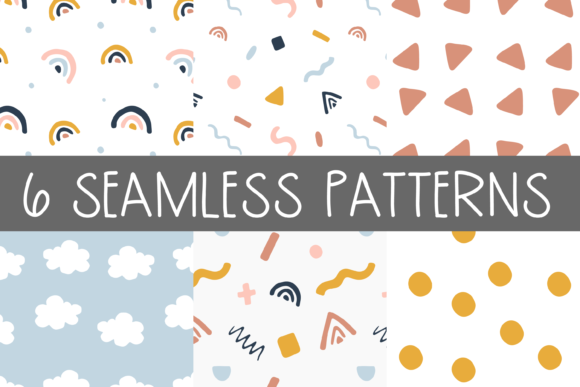 Scandinavian Style Seamless Pattern Set: A Modern Design Essential for Creative Professionals