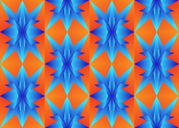 Seamless Pattern Blue and Orange Diamond: A Versatile Design Element for Modern Creativity