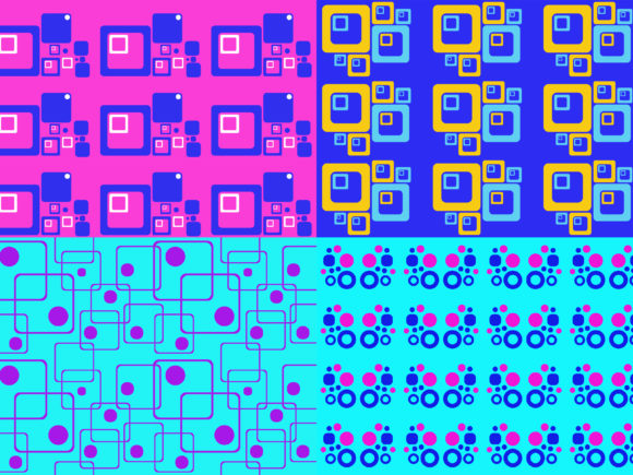 Seamless Pattern Bundling Blue Square: A Versatile Design Asset for Creative Projects