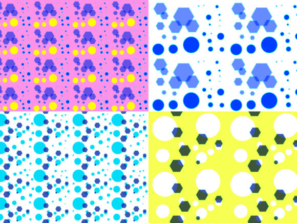 Seamless Pattern Bundling Circle Hexagon: A Versatile Design Tool for Creative Projects