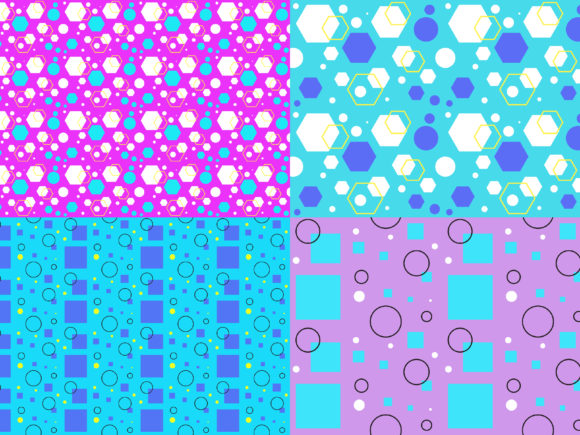 Seamless Pattern Bundling Circle Outline: A Versatile Design Resource for Modern Creators