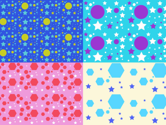 Seamless Pattern Bundling Circle Star: A Versatile Design Asset for Modern Creations