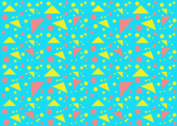 Seamless Pattern Circle Triangle Yellow: A Versatile Design Element for Creative Projects