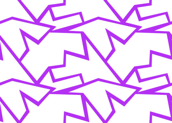 Seamless Pattern Purple Line