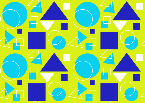 Seamless Pattern Square Circle Triangle: A Modern Design Essential