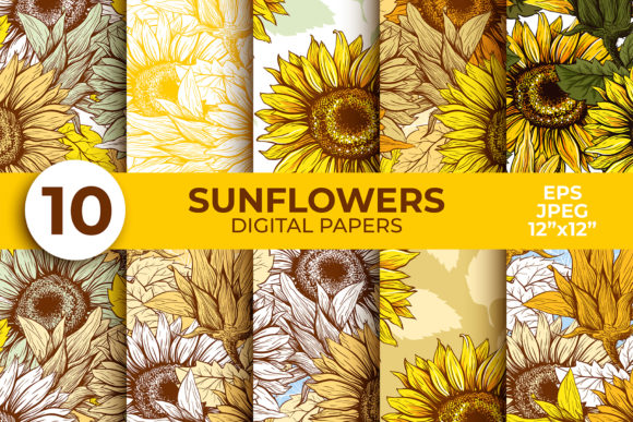 Sunflower Digital Paper Thanksgiving: A Versatile Tool for Creative Projects