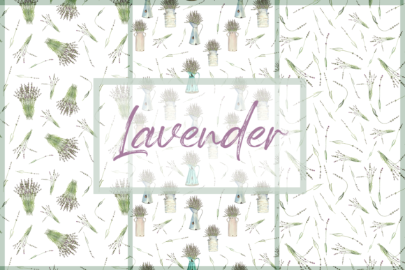 Watercolor Vintage Lavender Pattern: A Strategic Design Asset for Creative and Professional Use